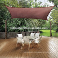 Rouge, Orange, Blanc, Bleu, Vert, Beige 185gsm Car Park Sun Shade Sail